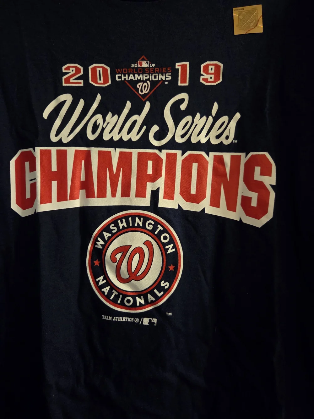 Washington Nationals 2019 World Series Champions Navy T‑Shirt